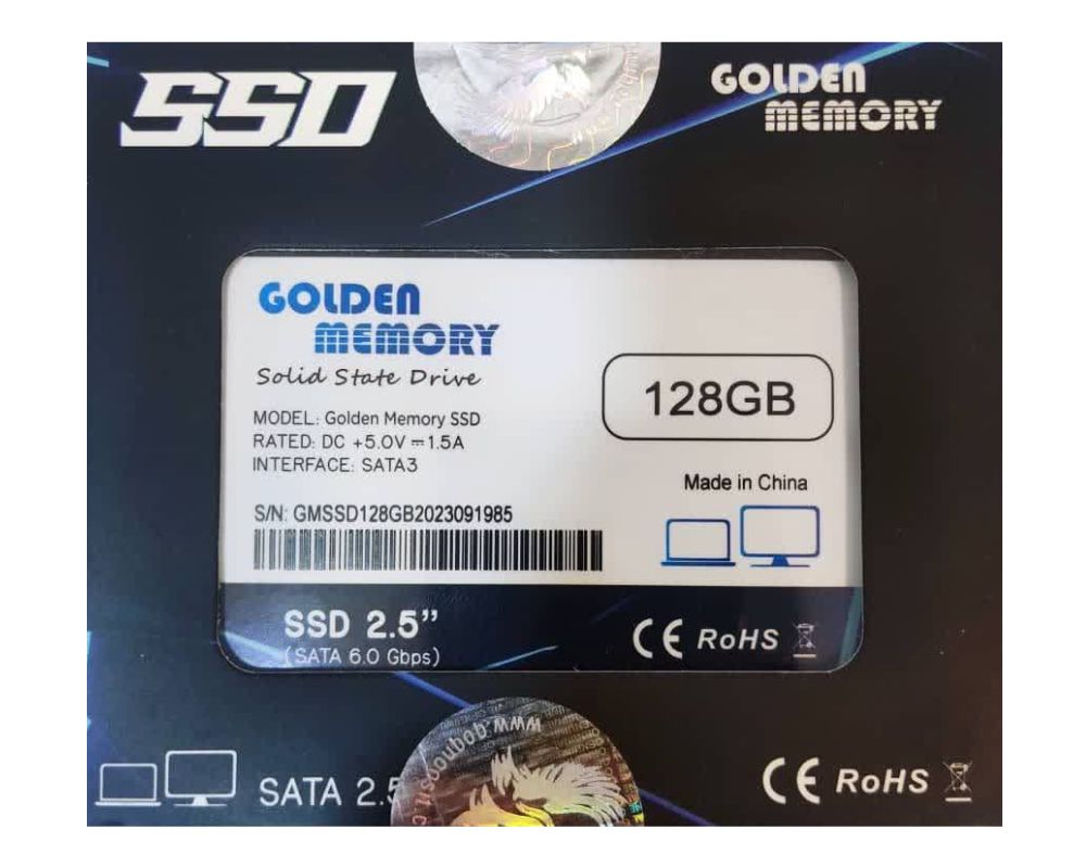 هارد اس اس دی 128 گیگ - گلدن مموری - SSD  128 g 2.5 INCH SATA3